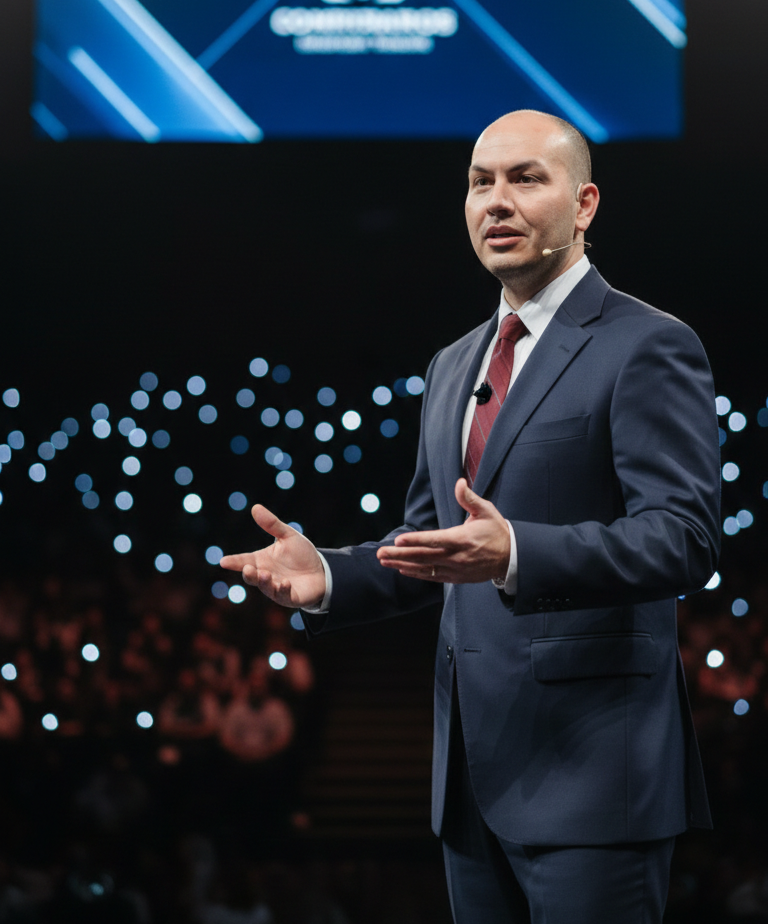 Fernando Solar delivering a keynote